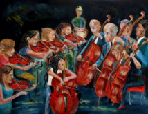 Ardwin Lantain, concert, 50 x 65